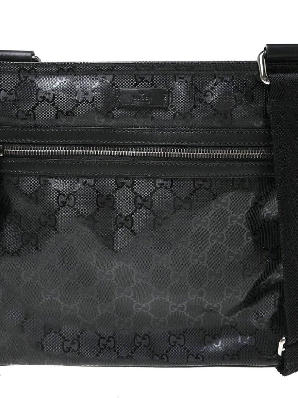 Gucci Black PVC Shoulder Bag